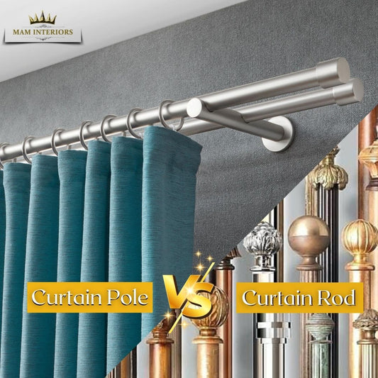 What is the Difference Between a Curtain Rod and a Curtain Pole?