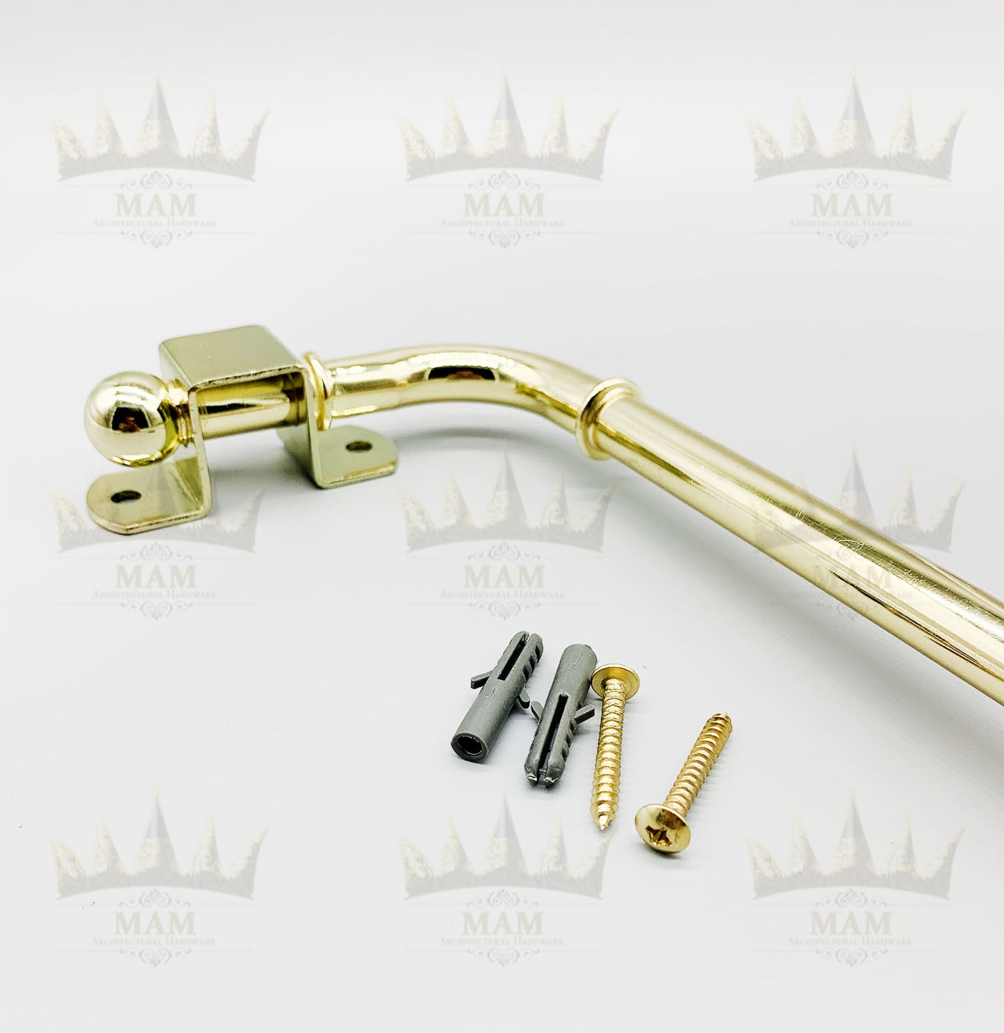 Extendable Brass Door Drapery Arm