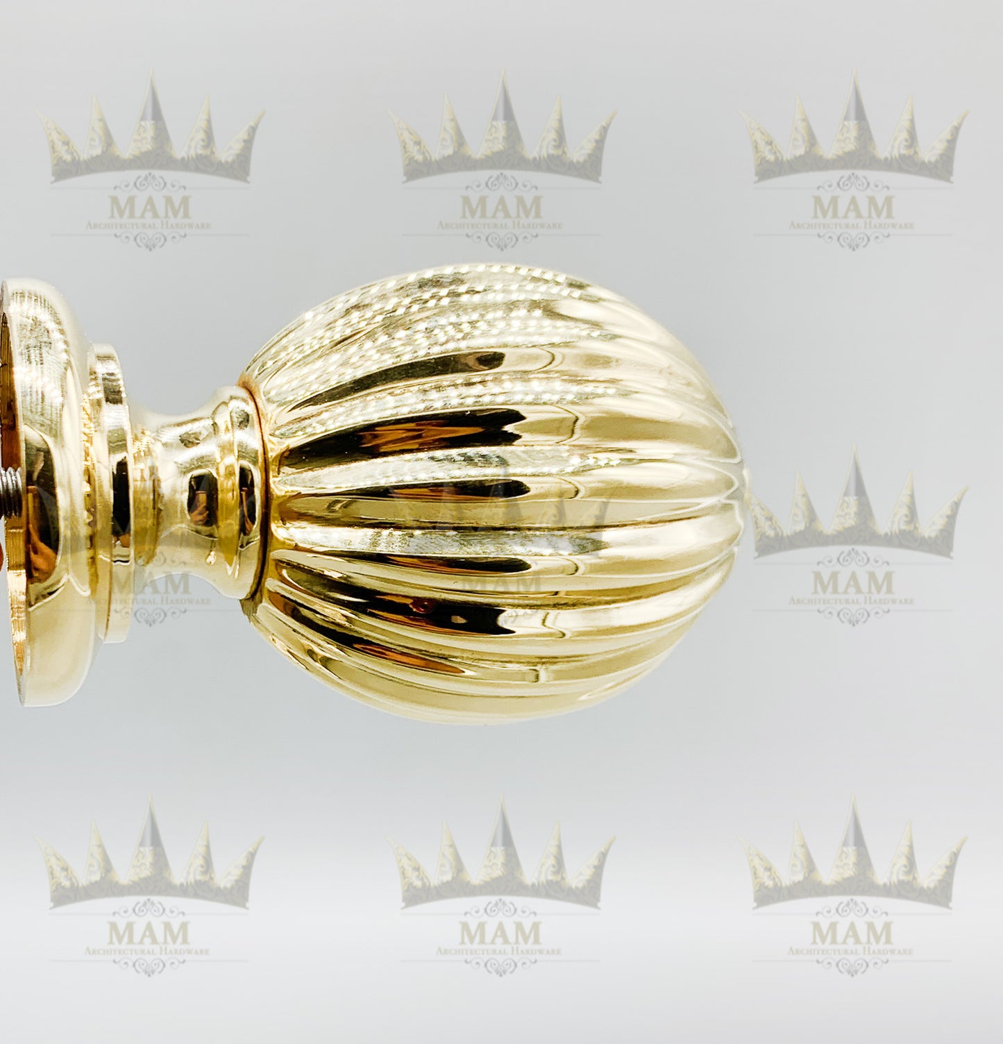 Pumpkin Brass Finial