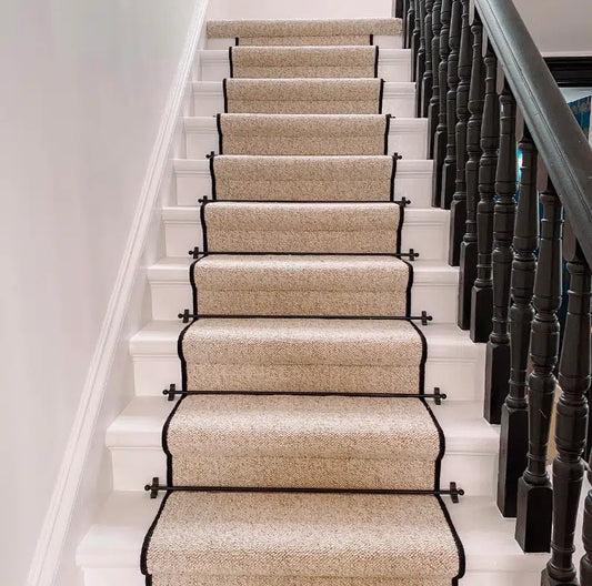 Elevate Your Staircase with Black Stair Rods