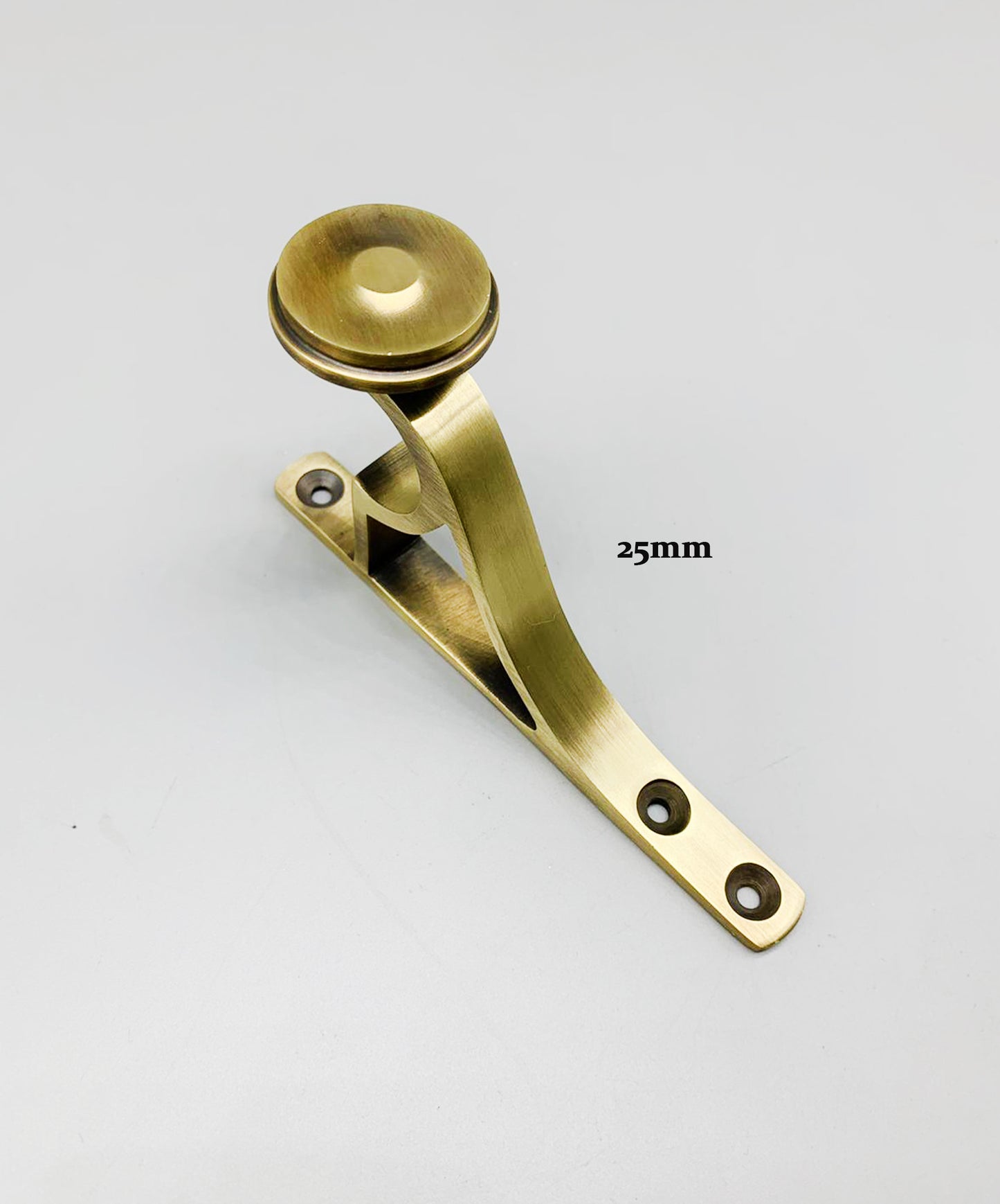 Traditional Antique Brass End Bracket