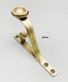 Traditional Antique Brass End Bracket