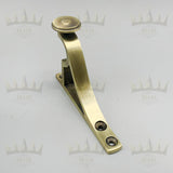 Traditional Antique Brass End Bracket