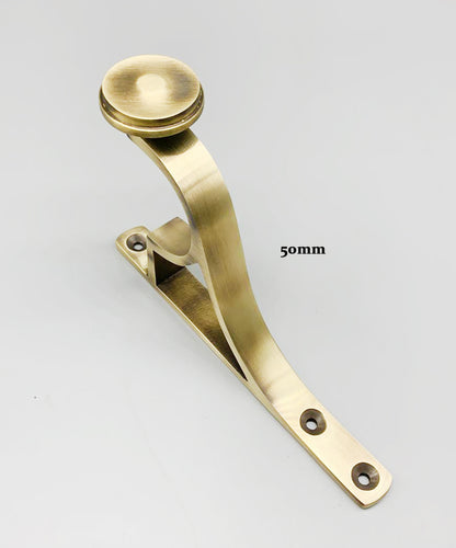 Traditional Antique Brass End Bracket