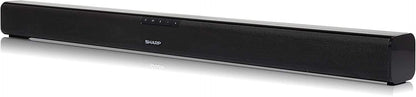 Sharp ht-SB110 90W 2.0 Slim Wall Mountable Soundbar with Bluetooth, HDMI ARC/CEC & Remote Control - Black