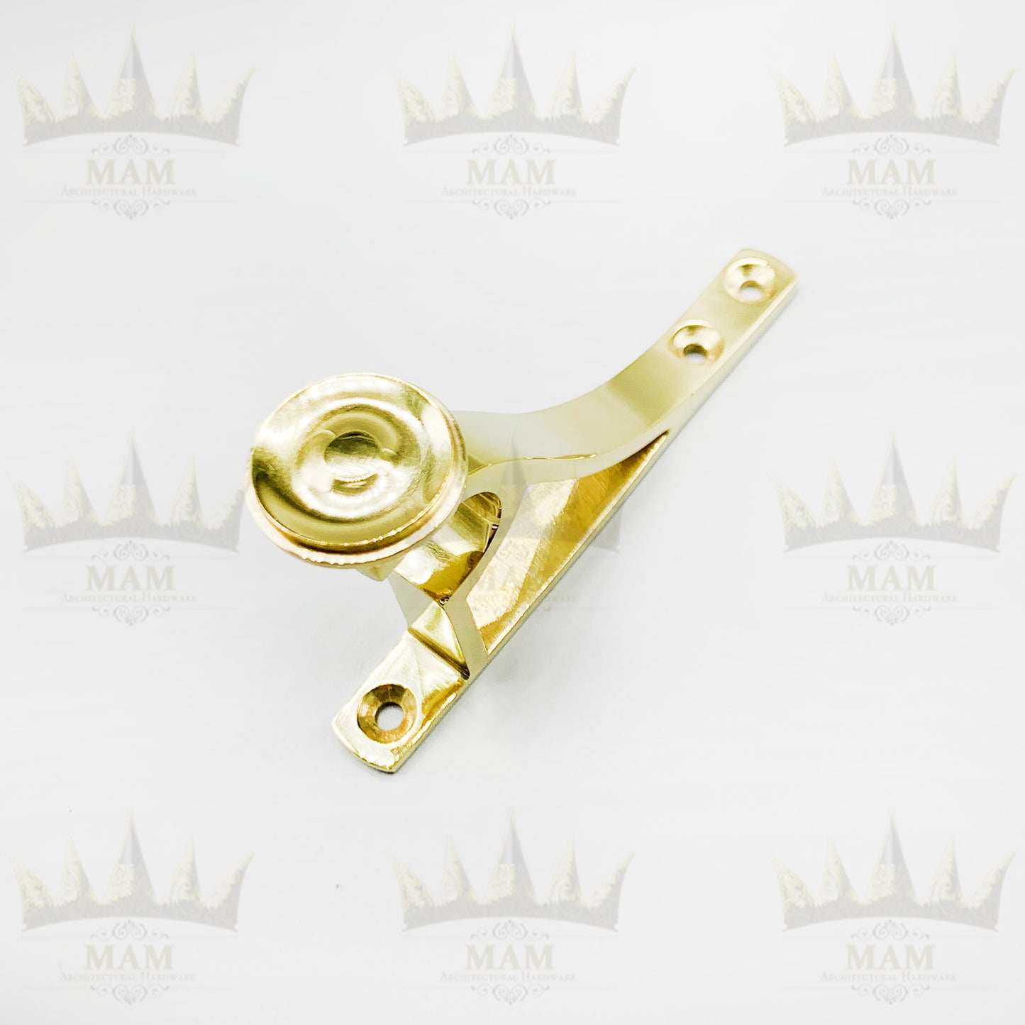 Traditional Polished Brass End Bracket