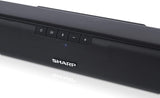 Sharp ht-SB110 90W 2.0 Slim Wall Mountable Soundbar with Bluetooth, HDMI ARC/CEC & Remote Control - Black