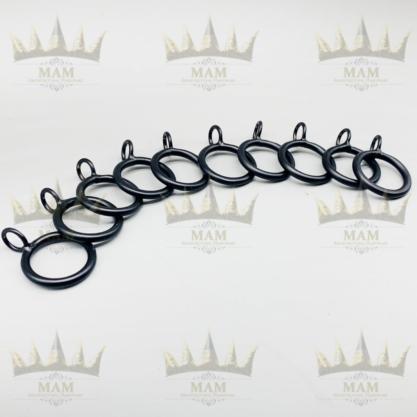 Curtain Metal Rings For Extendable Drapery Arm