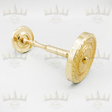 Polished Brass Georgian Holdback 120mm