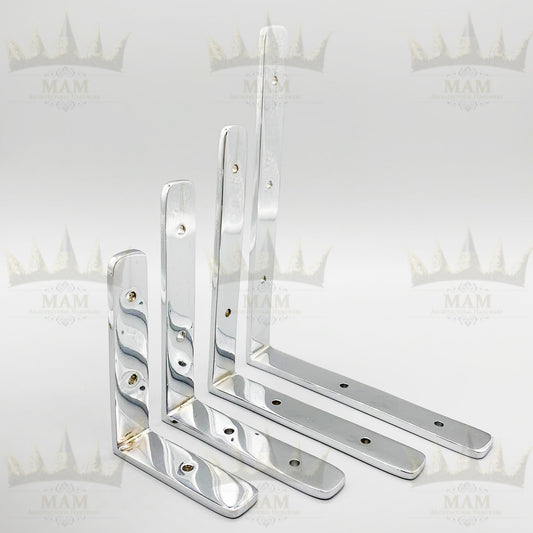 Solid Chrome Shelf Bracket