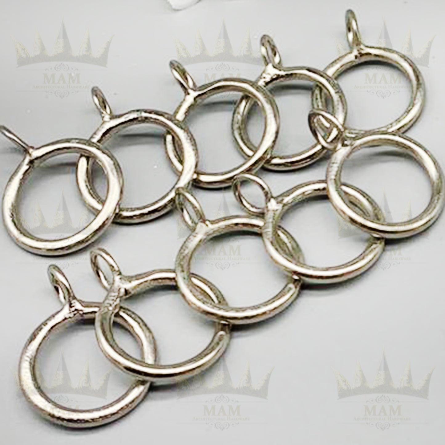 Curtain Metal Rings For Extendable Drapery Arm